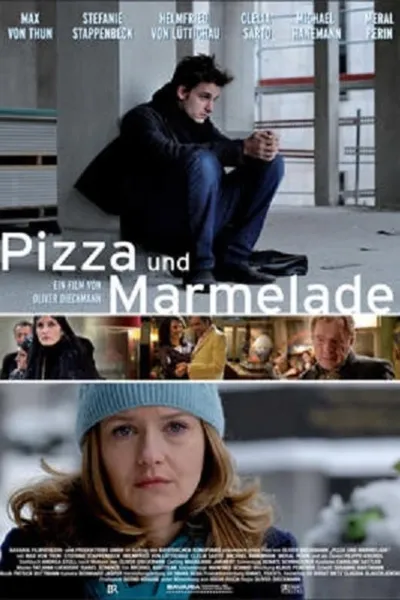 Pizza und Marmelade