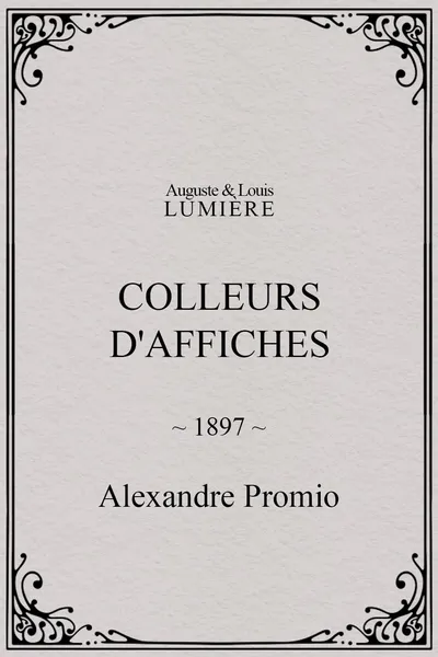 Colleurs d'affiches