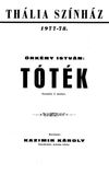 Örkény István: Tóték