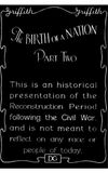 1930 Intermission and Introduction to "The Birth of a Nation" Part Two