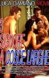 Tre signore a cosce larghe