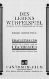 Des Lebens Würfelspiel