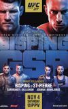 UFC 217: Bisping vs. St-Pierre